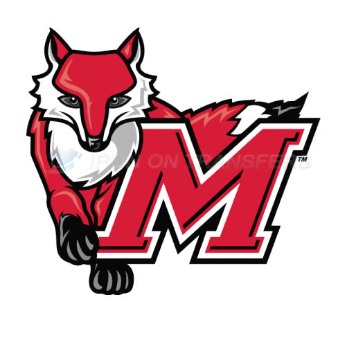 Marist Red Foxes Logo T-shirts Iron On Transfers N4956 - Click Image to Close